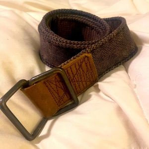 Canvas military style belt.